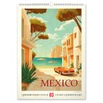 Nástenný kalendár 2026 Vintage plagáty - Tropický raj