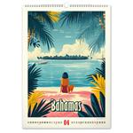 Nástenný kalendár 2026 Vintage plagáty - Tropický raj