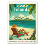 Nástenný kalendár 2026 Vintage plagáty - Tropický raj