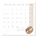 Nástenný poznámkový kalendár 2022 Káva, voňavý