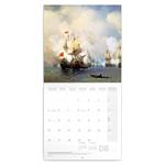 Nástenný poznámkový kalendár 2023 bojové lode