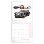 Nástenný poznámkový kalendár 2023 Classic Cars - Václav Zapadlík