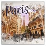 Nástenný poznámkový kalendár 2023 Paríž