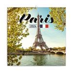 Nástenný poznámkový kalendár 2024 Paríž
