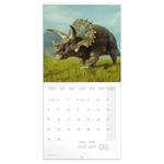 Nástenný poznámkový kalendár 2026 Dinosaury