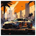 Nástenný poznámkový kalendár 2026 Fantastické autá