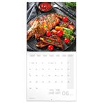 Nástenný poznámkový kalendár 2026 Gourmet