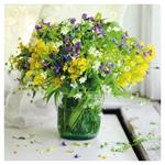 Nástenný poznámkový kalendár 2026 Kvety