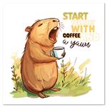 Nástenný poznámkový kalendár 2026 Rozverné kapybary