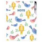 Notes DESIGN A4 čistý - Vtáky