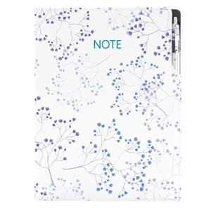 Notes DESIGN A4 linajkový - Lučné kvety