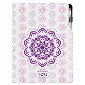 Notes DESIGN A4 linajkový - Mandala fialový