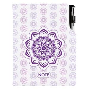 Notes DESIGN A5 linajkový - Mandala fialový