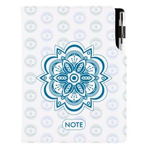 Notes DESIGN A5 linajkový - Mandala modrý