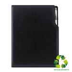 Notes GEP A4 čistý - čierna/čierne vnútro - recyklovaná koženka