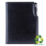 Notes GEP A5 čistý - čierna/čierne vnútro - recyklovaná koženka
