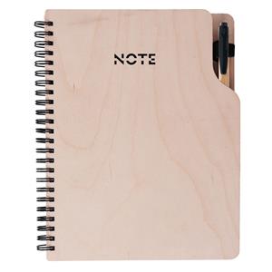 Notes GEP WOOD A5 dřevěný bříza - linkovaný twin wire