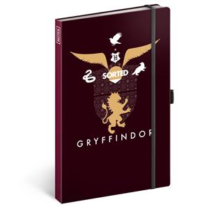 Notes linajkový A5 - Harry Potter - Gryffindor