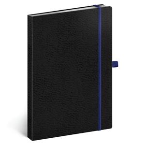 Notes linajkový A5 - Vivella Classic - čierna/modrá