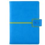 Notes MAGENETIC A5 linajkový - modrá/zelená