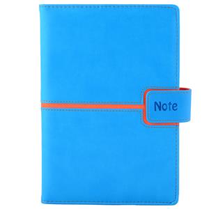 Notes MAGENETIC B6 štvorčekový - modrá/oranžová