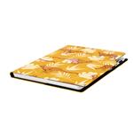 Notes - zápisník DESIGN A4 linajkový - žltá - Gepard