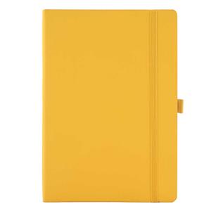 Notes - zápisník SKINY A5 linkovaný - žlutá