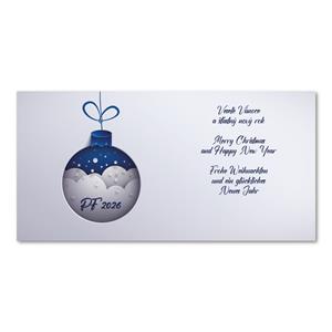 Novoročenka CZ 2026 - modrá banka