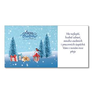 Novoročenka CZ 2026 - vianočná krajina