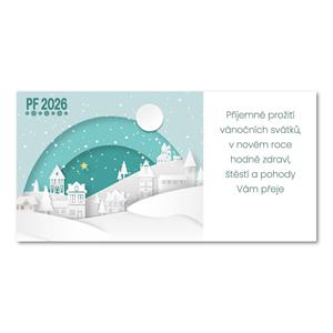 Novoročenka CZ 2026 - zasněžená krajina