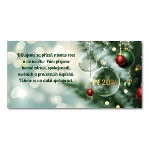 Novoročenka CZ 2026 - zelené ihličie