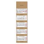 Päťmesačný kalendár Kvinto Kraft skládaný český 2027 - sivý