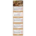 Päťmesačný kalendár Kvinto skládaný český 2027 - sivý