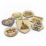 Pivné podtácky drevené jednostranná tlač - na zákazku