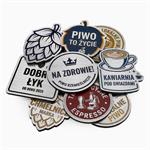 Pivné podtácky hliníkové jednostranná tlač - na zákazku