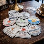 Pivné podtácky hliníkové jednostranná tlač - na zákazku