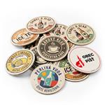 Pivné podtácky papierové okrúhle 10 cm obojstranná tlač - na zákazku