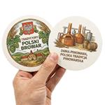 Pivné podtácky papierové okrúhle 10 cm obojstranná tlač - na zákazku
