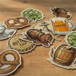 Pivné podtácky papierové špeciálny tvar jednostranná tlač - na zákazku