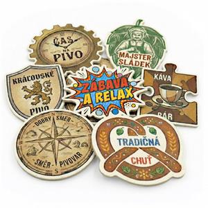 Pivné podtácky papierové špeciálny tvar jednostranná tlač - na zákazku
