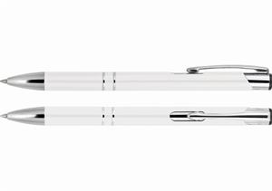 Prepisovačka kovová Akarea 00 - biela