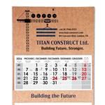 Šesťmesačný kalendár Sixto Kraft skládaný český 2027 - sivý