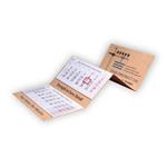 Šesťmesačný kalendár Sixto Kraft skládaný český 2027 - sivý