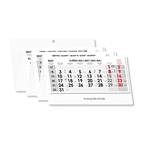 Šesťmesačný kalendár Sixto skládaný český 2027 - sivý