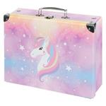 Skladací školský kufrík Rainbow Unicorn