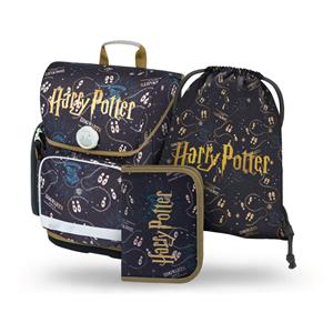 Školní set Ergo Harry Potter Pobertův plánek - aktovka, penál, sáček