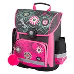 Školská sada Kvety - aktovka, peračník, vrecko