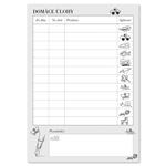 Školský deníček - úlohníček A6 chlapci - mix 10 ks v balení