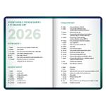 Školský diár - Zelená (september 2025 – december 2026)