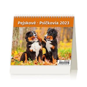 Stolový kalendár 2023 - MiniMax Pejskové-Psíčkovia